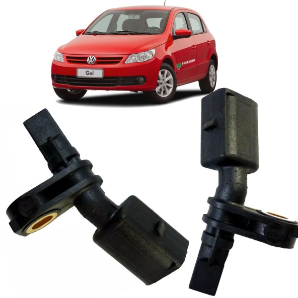 Encontraproduto.com.br - Sensor de freio abs vw gol voyage up! golf polo spacefox saveiro g5 g6 2004 á 2017 kit c/2 unidades dianteiro (1ld + 1le)