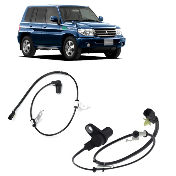 Sensor de freio abs mitsubishi pajero io tr4 1999 á 2007 dianteiro lado direito+lado esquerdo -par