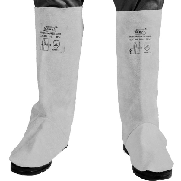 Encontraproduto.com.br - Perneira de Raspa Zanel com Fechamento em Velcro