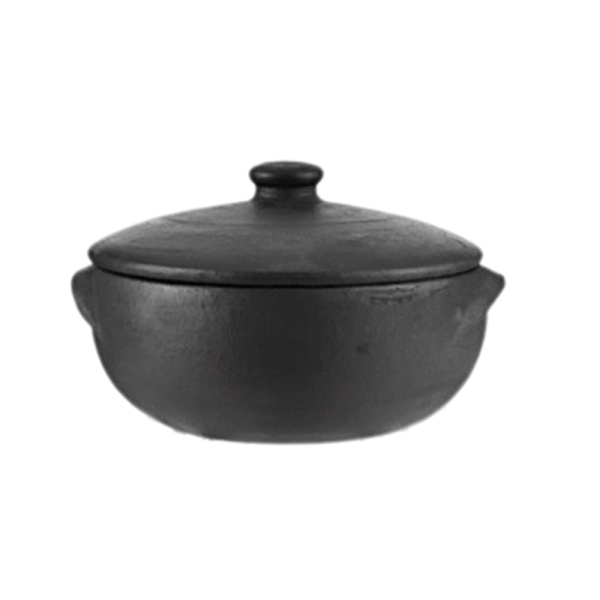 Panela De Barro Capixaba 20X11cm 1,250 Litros N.2 - Rei Das Panelas