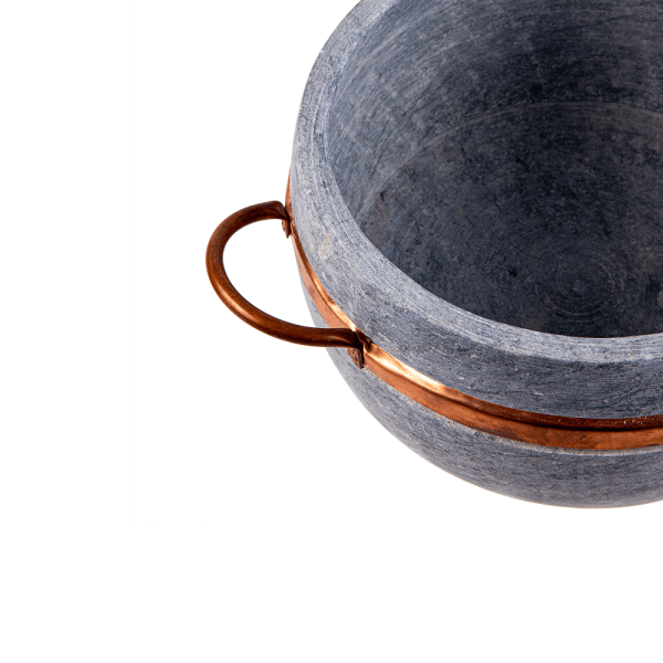 Encontraproduto.com.br - Panela De Pedra Sabão 21Cm - Rei Das Panelas