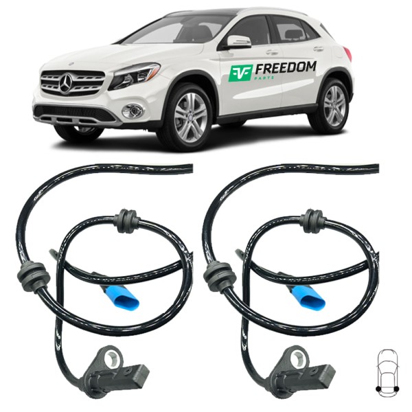 Sensor de freio abs mercedes benz gla cla a200 2012 á 2018 traseira direita/esquerda - par
