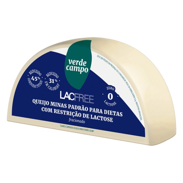 Queijo Minas Padrão Lacfree Aproximadamente 450 g