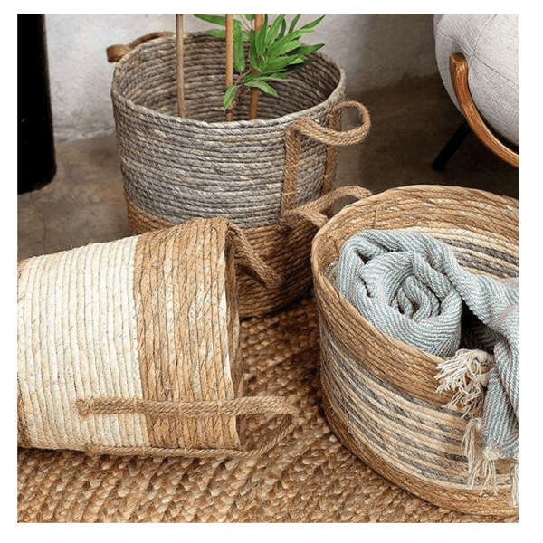 Encontraproduto.com.br - Cesto Sand P 26Cm - Amalfi