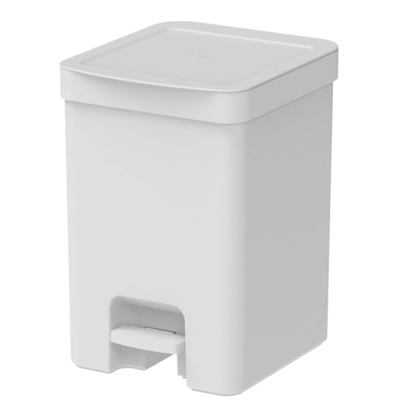 Lixeira Trium Com Pedal Branca 12 Litros - Ou