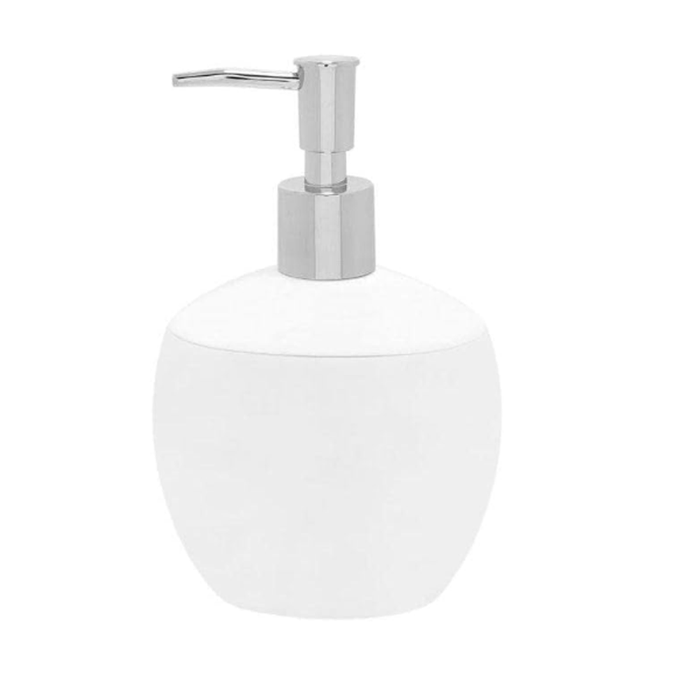 Porta Sabonete Líquido Spoom Branco 300Ml  - Coza