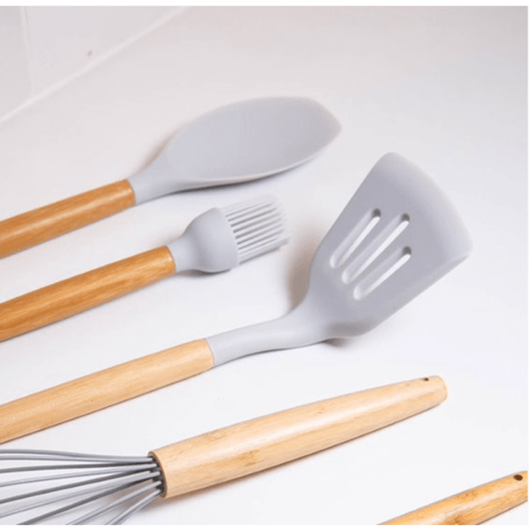 Encontraproduto.com.br - Pincel Bambu E Silicone Off-White - Yoi