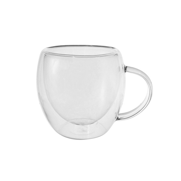 Encontraproduto.com.br - Caneca Parede Dupla Borossilicato 1 Peça 250Ml - Hauskraft