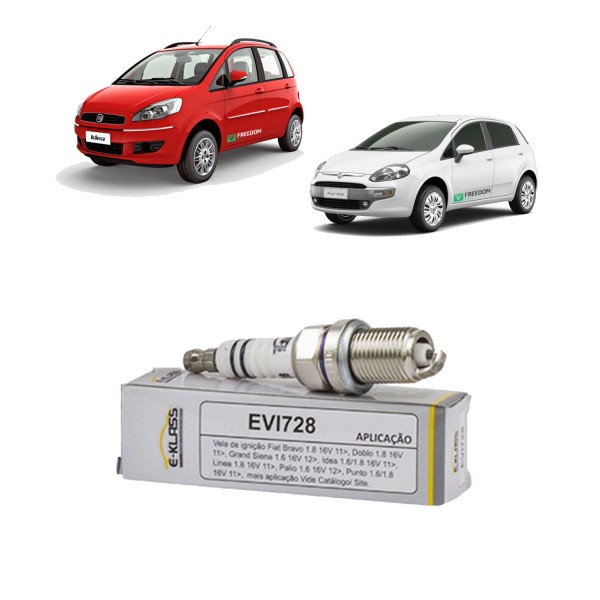 Vela de ignicao fiat bravo palio punto gm vectra lifan 320 620 mitsubishi tr4 renault captur 1995 á 2020