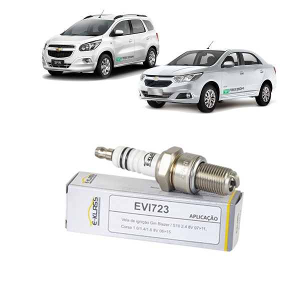 Vela de ignicao gm blazer 2.4 cobalt 1.8 corsa 1.0 1.4 1.6 etanol s10 2.4 spin 1.8 flex 1994 á 2020
