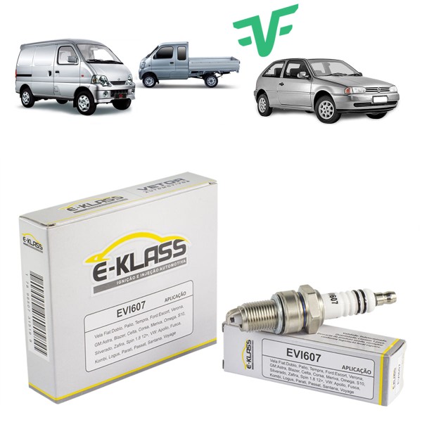 Vela de ignicao alfa romeo chana effa fiat ford gm land rover mitsubishi suzuki vw 1982 á 2016 etanol/gasolina