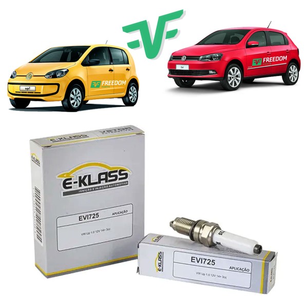 Vela de ignicao vw fox gol polo up! voyage 2013 á 2021 1.0 12v flex kit c/3