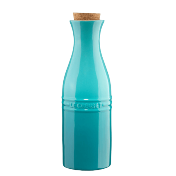 Garrafa De Água Com Rolha Azul Caribe 750Ml - Le Creuset
