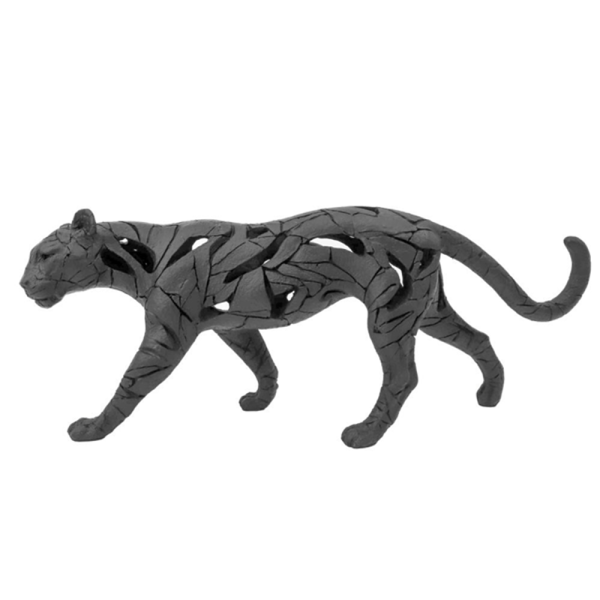 Enfeite Pantera Preta Em Pedra 44X16cm - Entrecasa