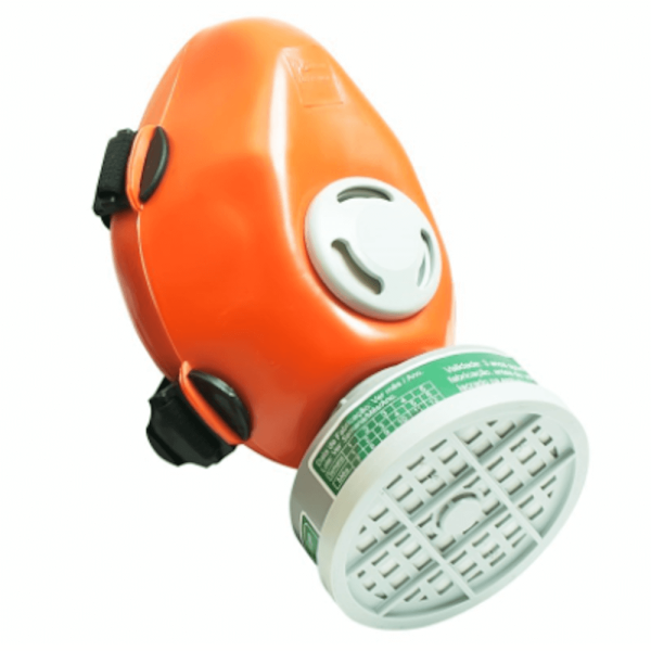 Encontraproduto.com.br - Máscara Respiratória Facial Plastcor 1/4 CA39428 com Filtro