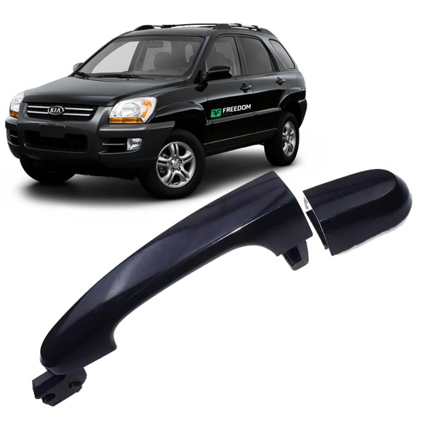 Maçaneta da porta kia sportage 2005 á 2010 dianteira externa lado direito