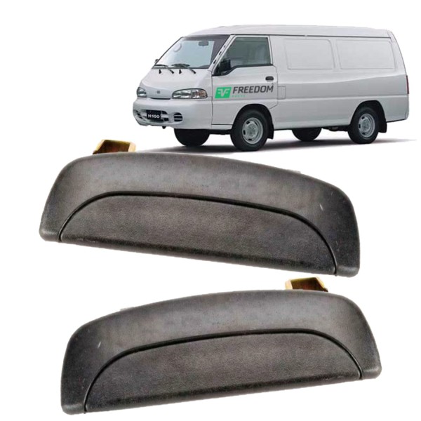 Maçaneta da porta hyundai h100.dianteira externa lado direito e lado esquerdo 1997 a 2004 - par