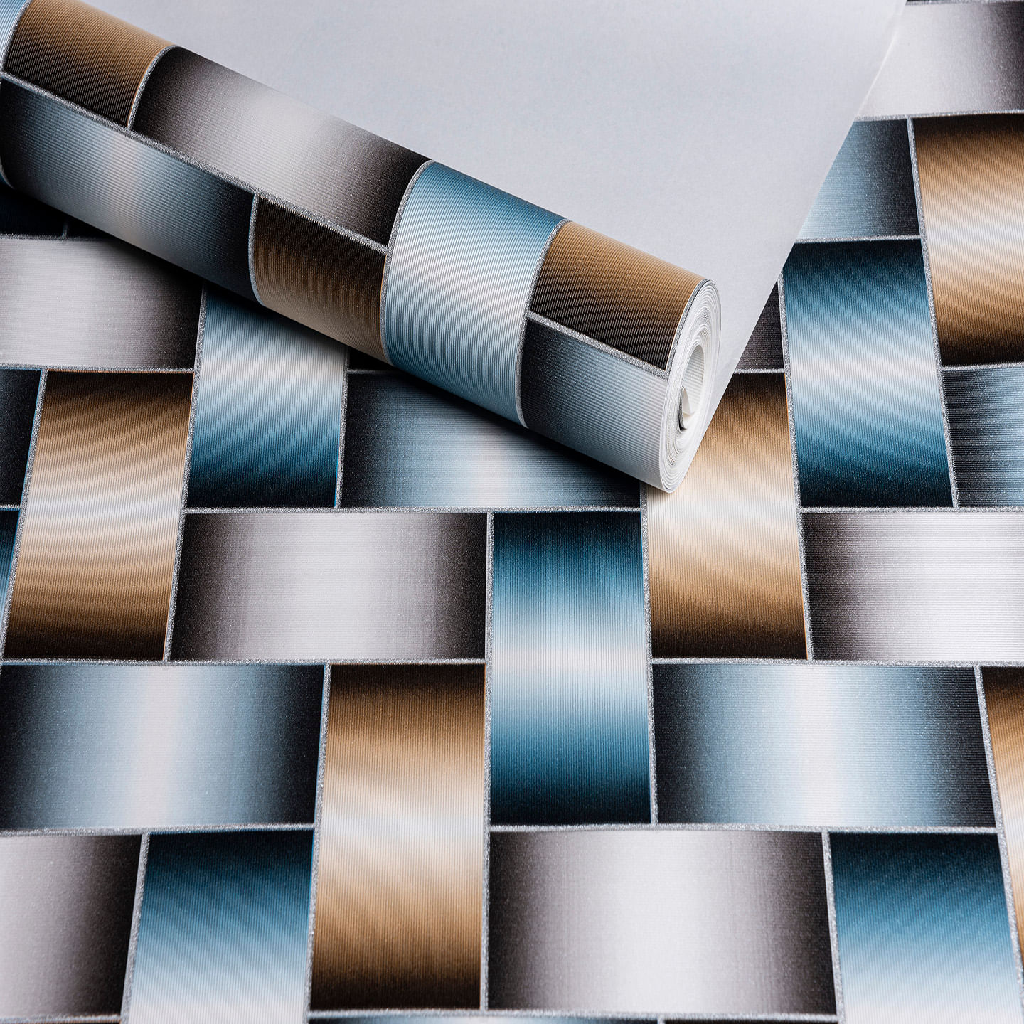 Encontraproduto.com.br - Papel de Parede Audacity Matrix Colors - Medidas: 10 metros x 53 cm