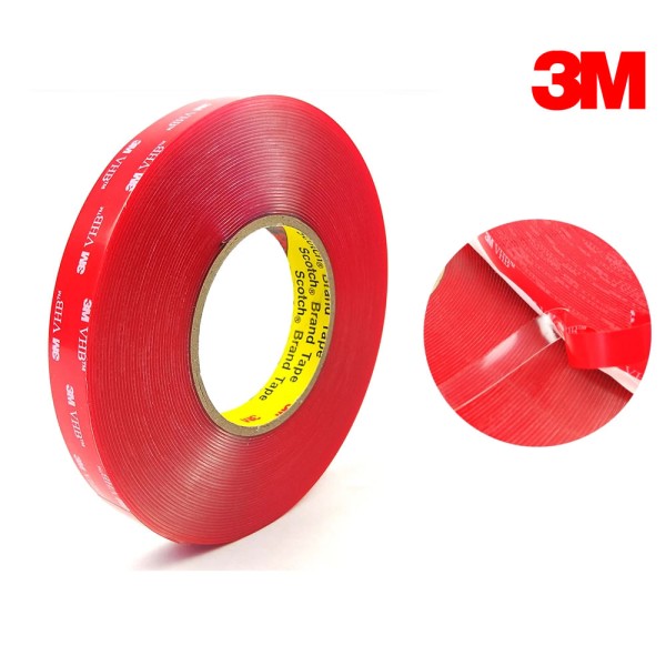 Encontraproduto.com.br - Fita Adesiva Dupla Face 3M VHB Fixa Forte Transparente de 5 mm com 33 metros