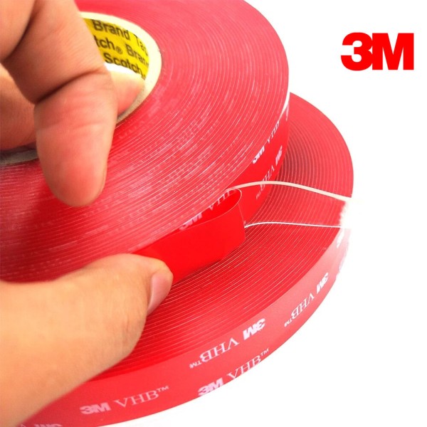 Encontraproduto.com.br - Fita Adesiva Dupla Face 3M VHB Fixa Forte Transparente de 5 mm com 33 metros