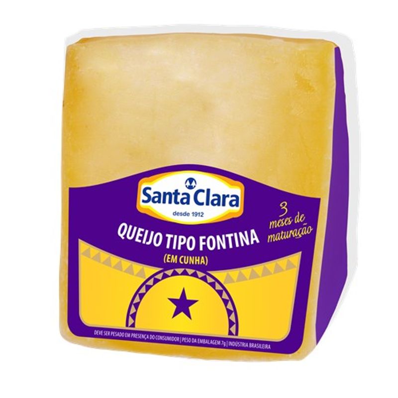 Queijo Fontina Cunha 280 Santa Clara kg