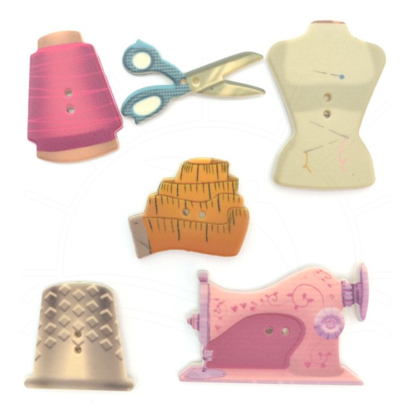 Encontraproduto.com.br - Botoes Kit Costura 2032 - 6 unid