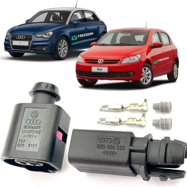 SENSOR DE TEMPERATURA VW GOL VOYAGE FOX POLO GOLF JETTA TIGUAN AUDI A1 A3 A4 A5 (EXTERNA)