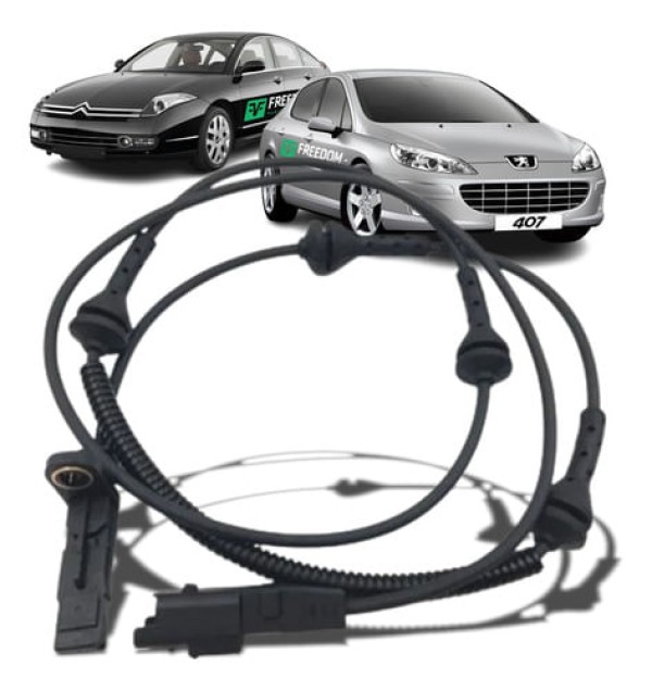 Encontraproduto.com.br - SENSOR DE FREIO ABS PEUGEOT 407 2004 A 2011 C6 2005 A 2010 TRASEIRO LD LE