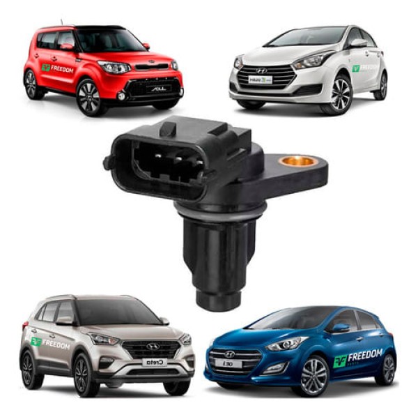 SENSOR DE FASE HYUNDAY CRETA HB20 I30 VELOSTER KIA CERATO PICANTO SOUL 1.0 1.6 12V 16V 2010 A 2019
