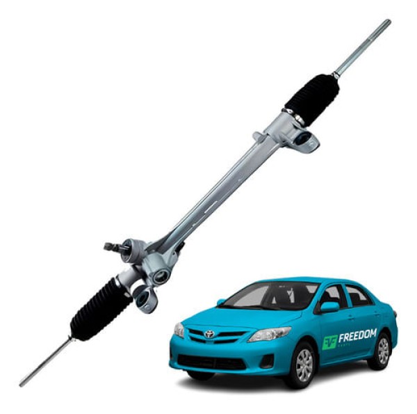 CAIXA DE DIREÇÃO ELETRICA TOYOTA COROLLA 1.6 1.8 2.0 16V 2009 A 2014 C/ BARRA AXIAL FIXADO 4 PARAFUSOS