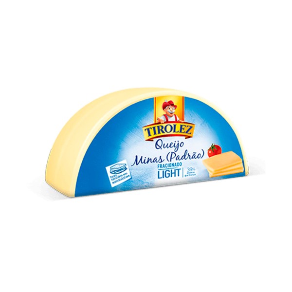 Queijo Minas Padrão Tirolez Light 1 Unidade 450g
