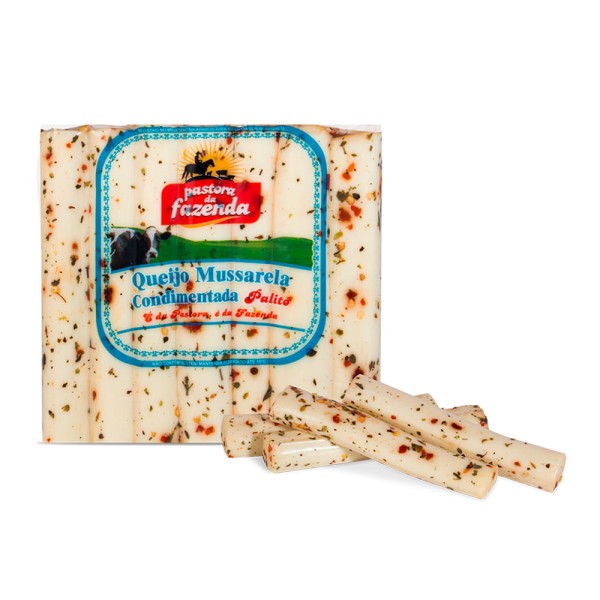 Queijo Palito Mussarela Condimentada Pastora I Aprox: 300g