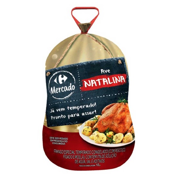 Encontraproduto.com.br - Ave Temperada Congelada Carrefour Aproximadamente 4 Kg