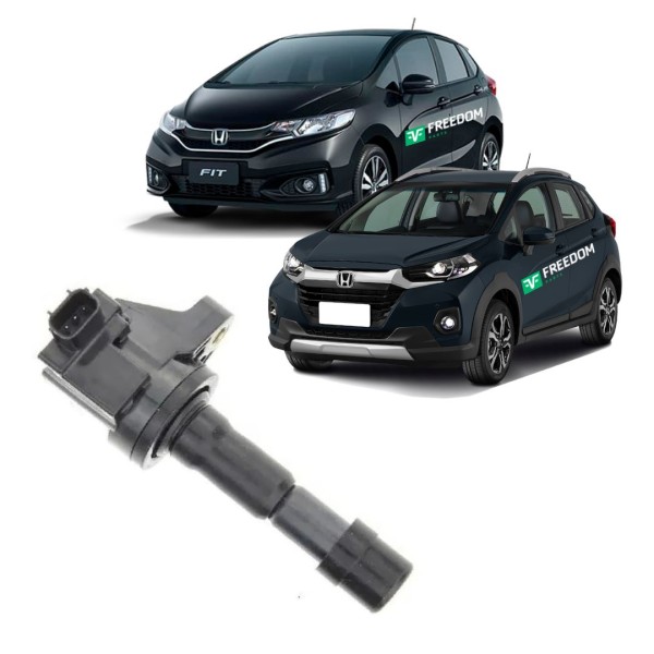 Bobina de ignição honda fit city wr-v 1.5 16v flex 2014 a 2021