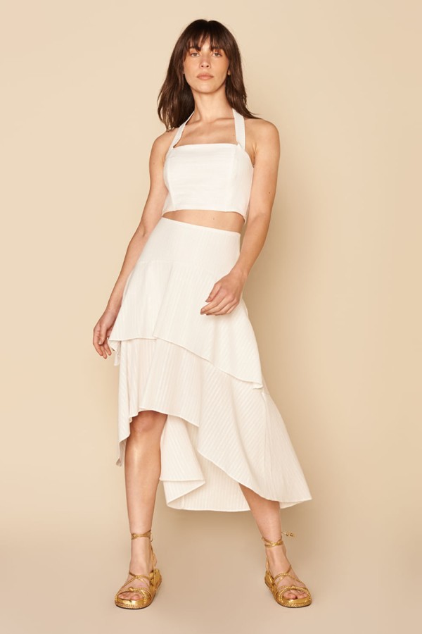 Encontraproduto.com.br - SAIA MIDI BABADOS MULLET -
BRANCO