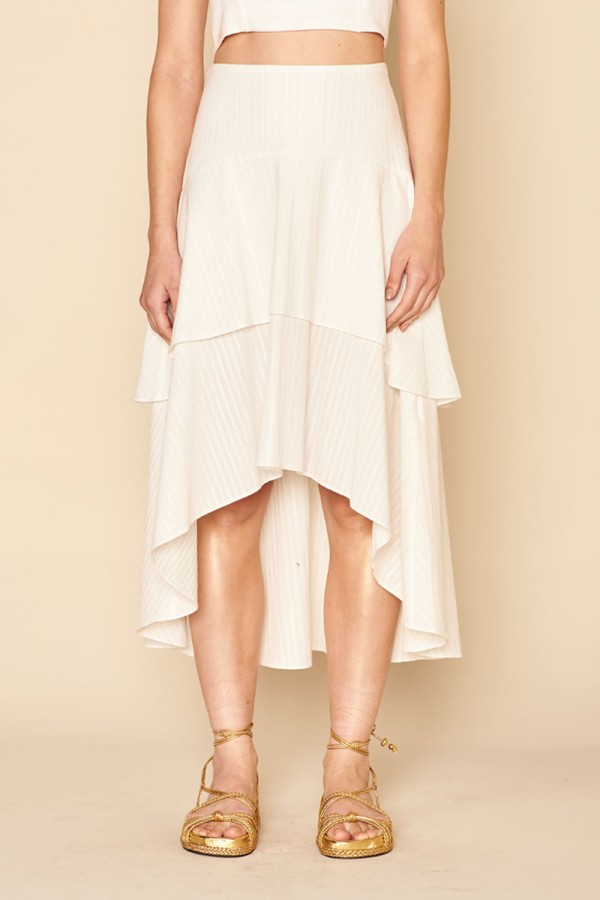 Encontraproduto.com.br - SAIA MIDI BABADOS MULLET -
BRANCO
