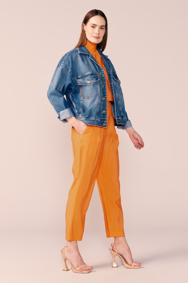 Encontraproduto.com.br - JAQUETA JEANS OVERSIZED -JEANS
