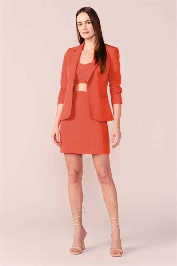 Encontraproduto.com.br - BLAZER BASICO -TERRACOTA