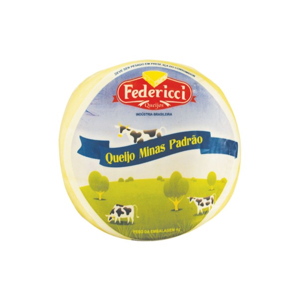 Queijo Minas Padrão Federicci 1 Unidade 530g