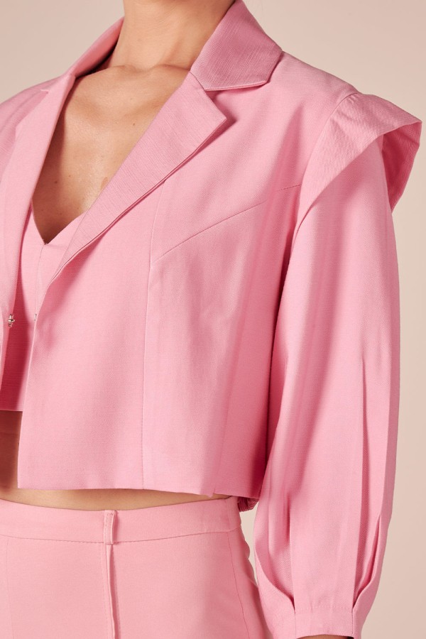 Encontraproduto.com.br - JAQUETA CROPPED -FLAMBE