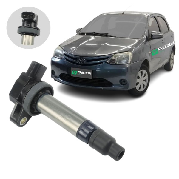 Bobina de ignição toyota etios 1.3 1.5 16v flex 2013 à 2016