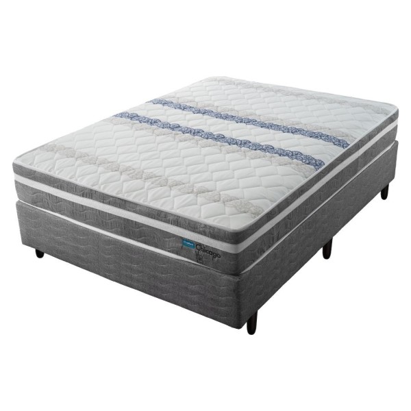 Conjunto Box Casal Mola Probel Chicago (138x188x24cm)