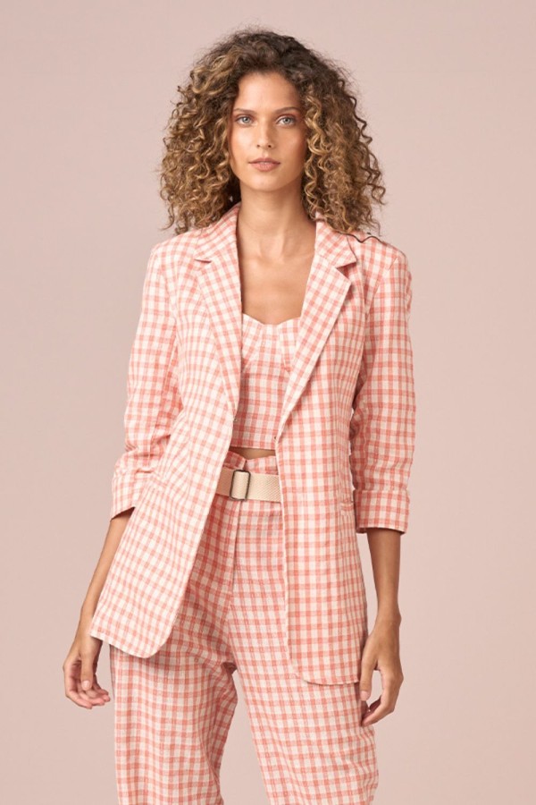 Encontraproduto.com.br - BLAZER LINHO ALONGADO - SUMMER