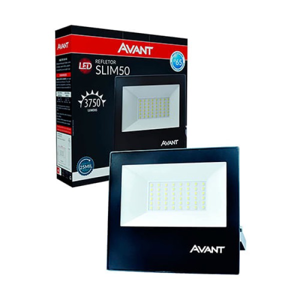 Encontraproduto.com.br - Refletor LED 50W Luz Branca - AVANT