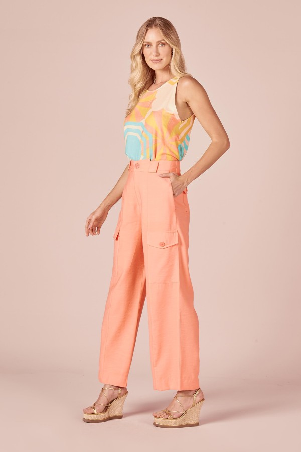 Encontraproduto.com.br - CALCA CARGO BOLSOS FRONTAIS - SUMMER