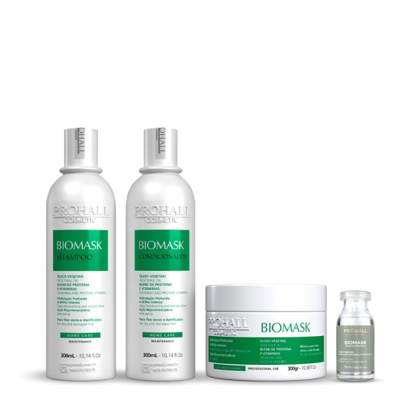 Encontraproduto.com.br - Kit Profissional Ultra Hidratante Biomask Máscara 1Kg